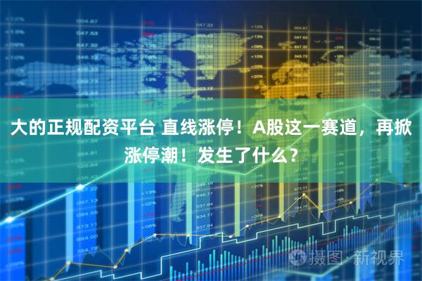 大的正规配资平台 直线涨停！A股这一赛道，再掀涨停潮！发生了什么？